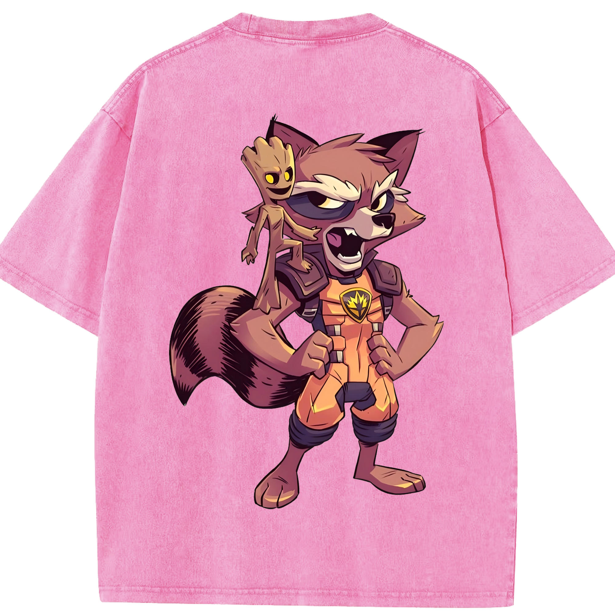 （画像用） アベンジャーズ The Avengers 綿100% ヴィンテージ風 半袖Tシャツ（背面プリント）